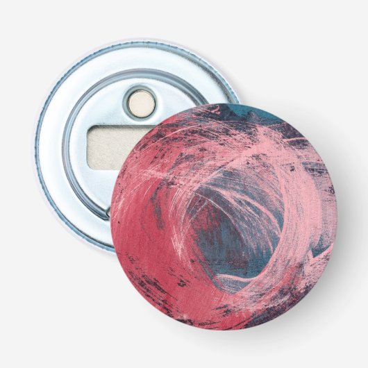 Roos Licht I Button Flesopener (Voorkant)