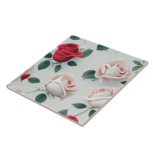 Roos Liefde Trendy  Collectie Tegeltje
