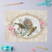 Roos Lijst Ephemera-ontvlechtingsweefsel Tissuepapier (Craft)