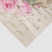 Roos Lijst Ephemera-ontvlechtingsweefsel Tissuepapier (Detail)