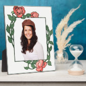Roos Lijst Plaque Fotoplaat (Zijkant)