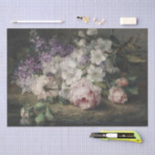 Roos Lila Azalea Flower Floral Decoupage Fine Art Tissuepapier (Craft)