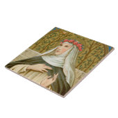 Roos Lima (BK 020) Tegeltje (Zijkant)