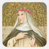 Roos Lima (BK 020) Vierkante Sticker (Voorkant)