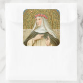 Roos Lima (BK 020) Vierkante Sticker (Tas)