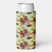 roos, limoen, geel en koffieboon geometrisch (Seltzer Voorkant)