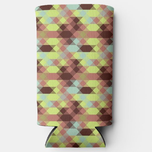 roos, limoen, geel en koffieboon geometrisch (Voorkant)