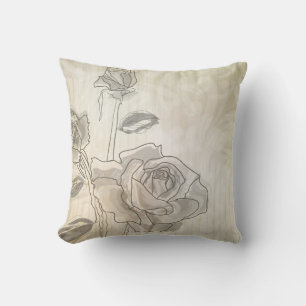 Roos Lineart Amerikaans MoJo Pillow Kussen