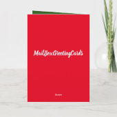 Roos Love You Greeting Kaart (Achterkant)