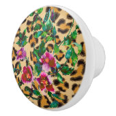  Roos - luipaard Keramische Knop (Rechts)