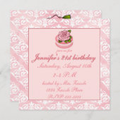 Roos Macarons Kaart (Voorkant / Achterkant)