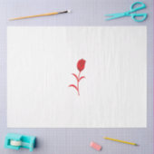 Roos Madder, Lava Red, bloemontwerp Tissuepapier (Craft)