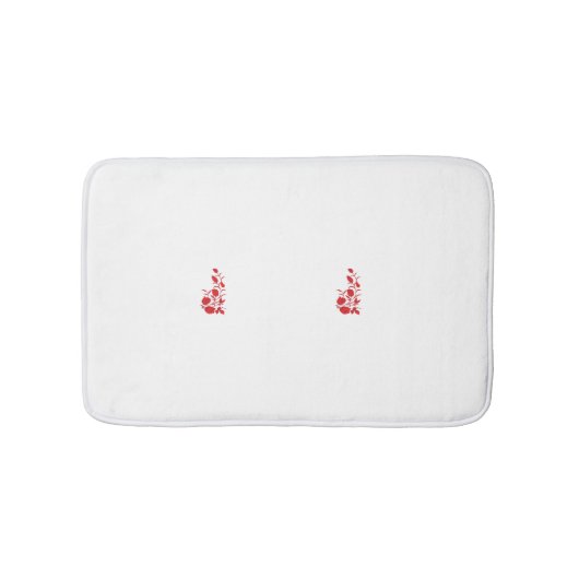 Roos Madder, Thunderbird floral Design Badmat (Voorkant)