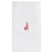 Roos Madder, Thunderbird floral Design Klein Cadeauzakje (Achterkant)