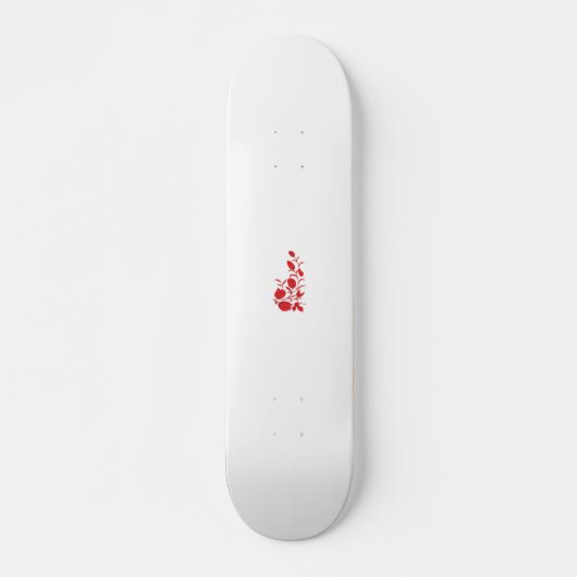 Roos Madder, Thunderbird floral Design Skateboard (Voorkant)