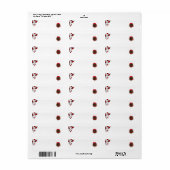 Roos-maillabels Etiket (Full Sheet)