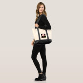 Roos Mallow Canvas Pocket Canvas tas (Voorkant (model))