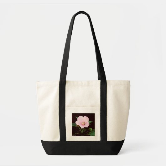 Roos Mallow Canvas Pocket Canvas tas (Voorkant)