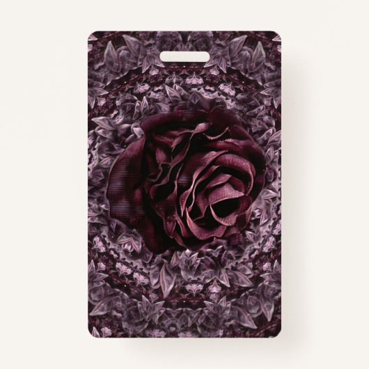 Roos Mandala Badge (Voorkant)