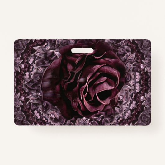 Roos Mandala Badge (Voorkant)