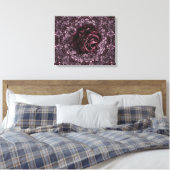 Roos Mandala Canvas Afdruk (Insitu (Slaapkamer))