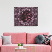 Roos Mandala Canvas Afdruk (Insitu (Woonkamer))