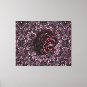 Roos Mandala Canvas Afdruk