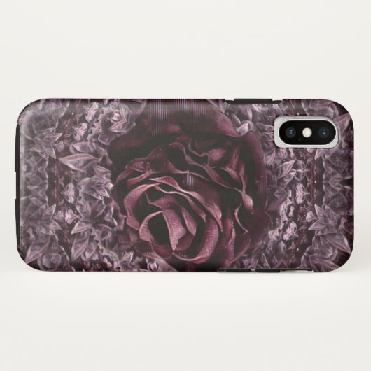 Roos Mandala Case-Mate iPhone Case (Achterkant (horizontaal))