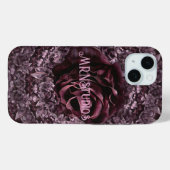 Roos Mandala Case-Mate iPhone Case (Achterkant (horizontaal))