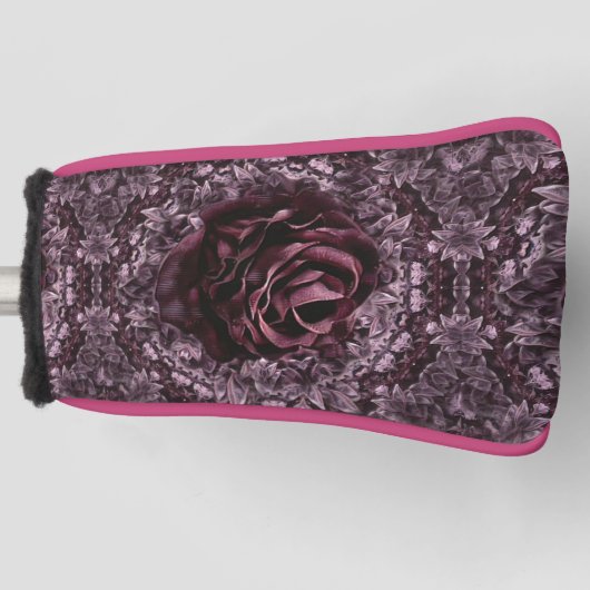 Roos Mandala Golfheadcover (Voorkant)