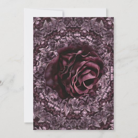 Roos Mandala Kaart (Voorkant)