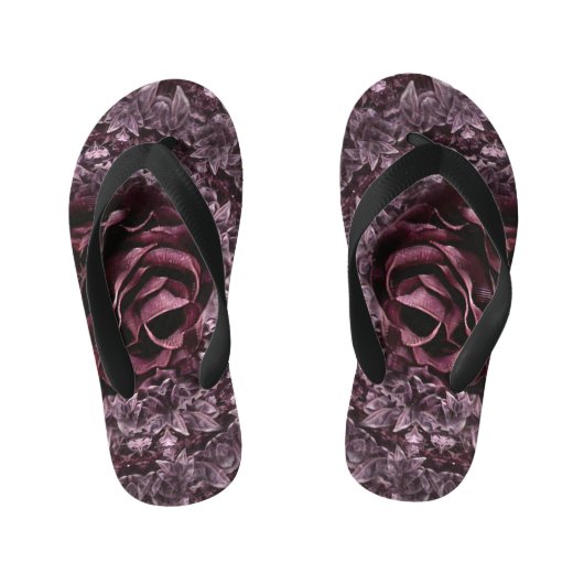 Roos Mandala Kinder Teenslippers (Voetbed)