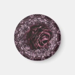 Roos Mandala  Magneet