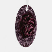 Roos Mandala Metalen Ornament (Voorkant Rechts)