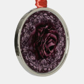 Roos Mandala Metalen Ornament (Rechts)