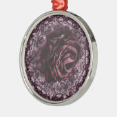 Roos Mandala Metalen Ornament (Links)