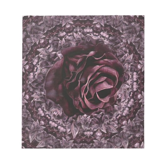 Roos Mandala Notitieblok (Voorkant)