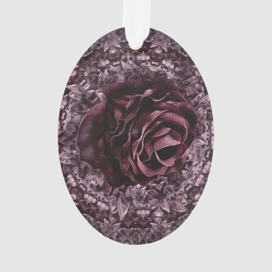 Roos Mandala Ornament (achterkant)