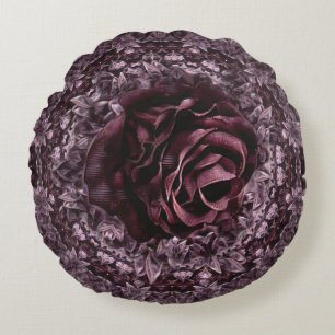 Roos Mandala Rond Kussen