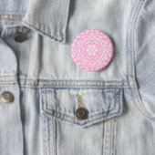 Roos Mandala Ronde Button 5,7 Cm (In situ)