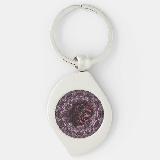 Roos Mandala Sleutelhanger (Voorkant)