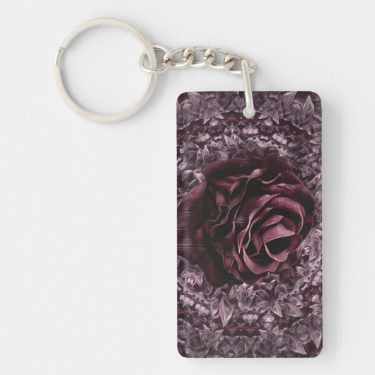 Roos Mandala Sleutelhanger (Voorkant)