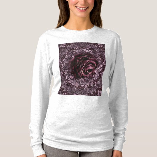 Roos Mandala T-shirt (Voorkant)