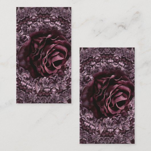 Roos Mandala Visitekaartje (Voorkant / Achterkant)