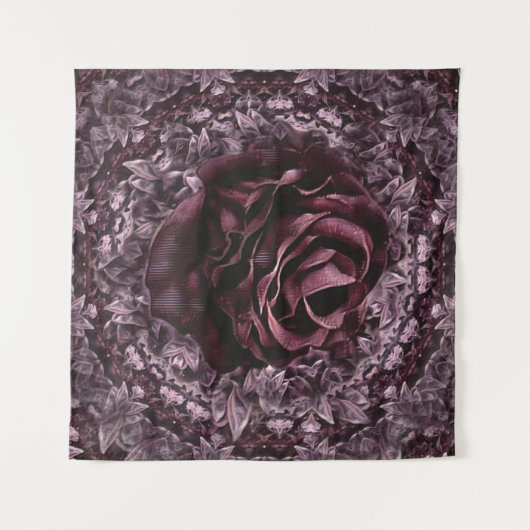 Roos Mandala Wandkleed (Voorkant)