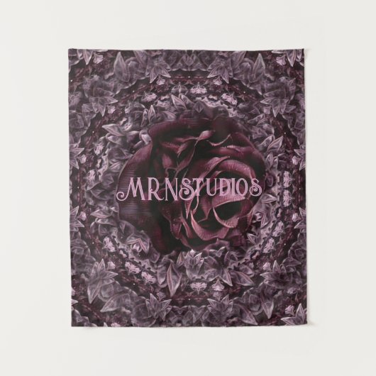 Roos Mandala Wandkleed (Voorkant)