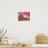 Roos Manor Art Poster/Afdruk Poster (Keuken)