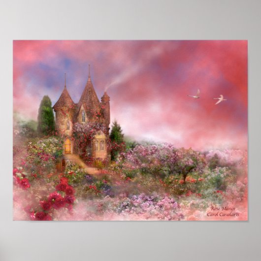 Roos Manor Art Poster/Afdruk Poster (Voorkant)