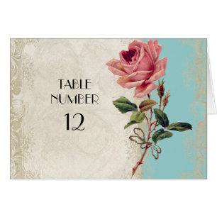 Roos met barokke stijl Aqua n Cream Lace