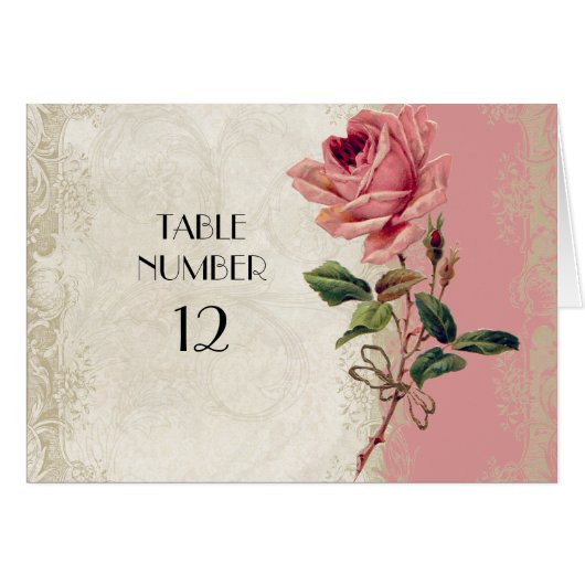 Roos met barokstijl (Voorkant Horizontaal)